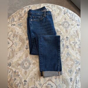 Frame Denim Le Garcon Jeans in Deep Indigo Size 27